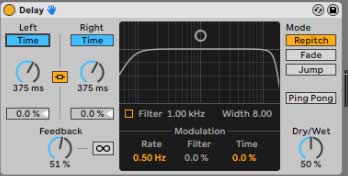 Ableton Live Delay